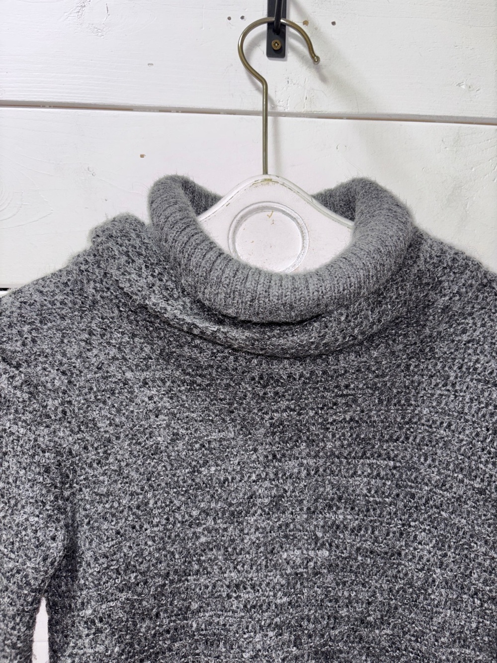 Anntarah Baby Alpaca & Organic Cotton Turtleneck Sweater – Size S - Picture 7 of 10